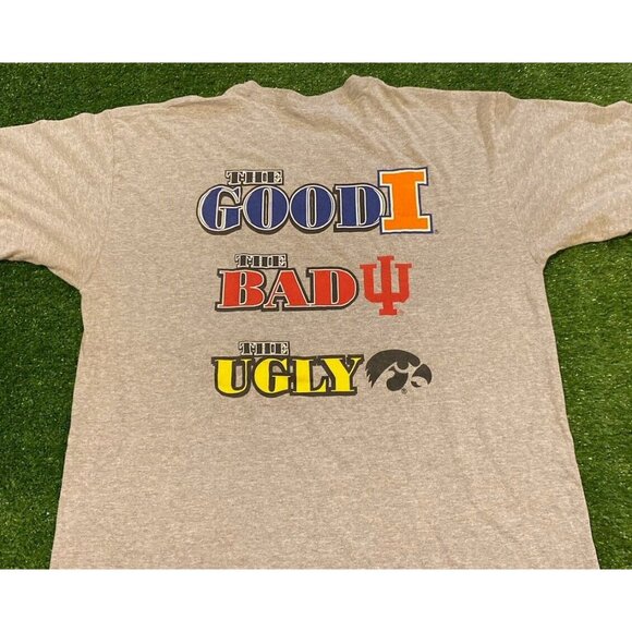 Vintage Illinois Fighting Illini shirt mens large Y2K Rivalry unisex adult N - Picture 6 of 9